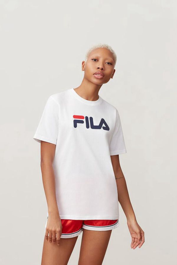 Fila Eagle Slim Fit Women's T-Shirts - Red,NZ 879-34159